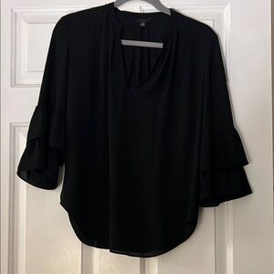 Elegant Black Women's Top